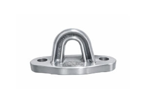 Anilla de anclaje de aluminio PRO4 diseñada para el uso de una persona. Ideal para instalar sobre forjados de hormigón, estructuras metálicas, entre otros.