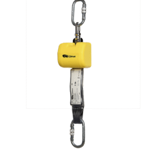 Anticaídas retráctil de 2,5 metros de cinta poliéster