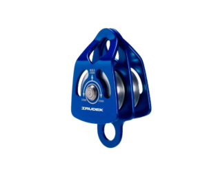 Polea PRO 064 BUS Polea Prussik doble para cuerdas cojinetes de aluminio y anclaje auxiliar en la zona inferior.