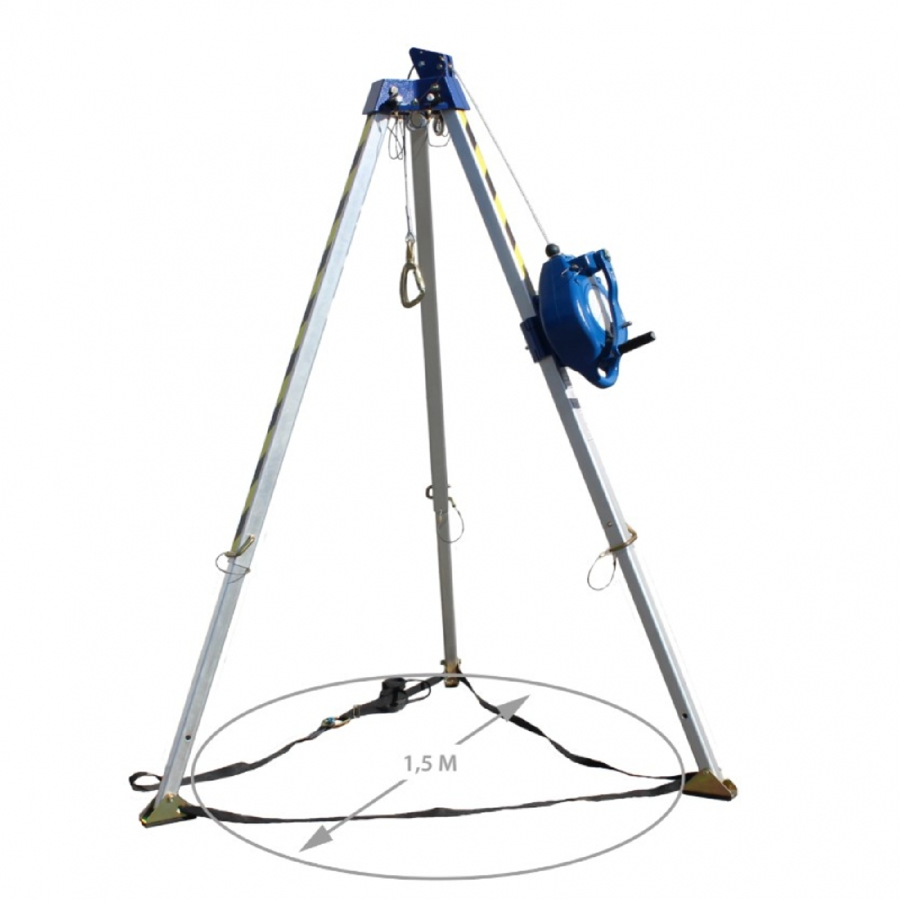 kit tripode alumini complert de 15m amb recuperador