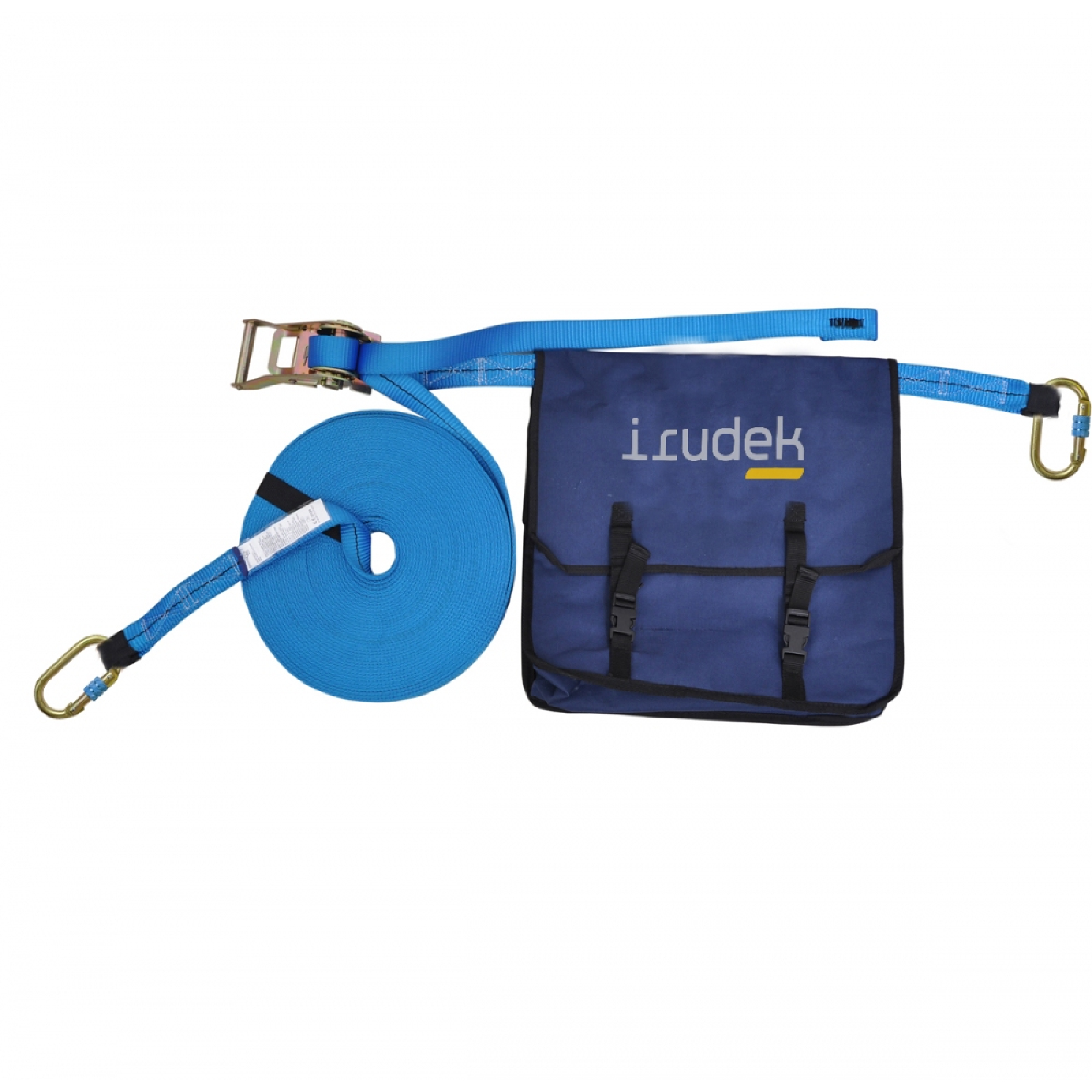 linia de vida portatil 20m amb 2 mosquetons rosca