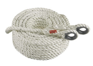Cuerda poliamida LMM pensada especialmente para línea de anclaje vertical anticaídas. Posibilidad de terminar los extremos en guardacabos de nylon.