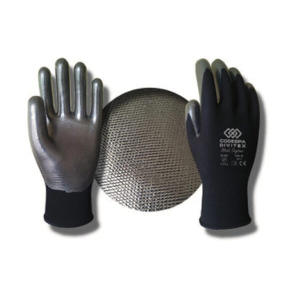 Guantes protección Black Daytona (12p)