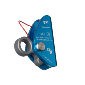 Anticaídas Deslizante Ligero • Circulación Óptima sobre cuerda semiestática Boa • Bloqueo Inmediato en caso de caída • Fijo: Solo se introduce por un extremo de la cuerda